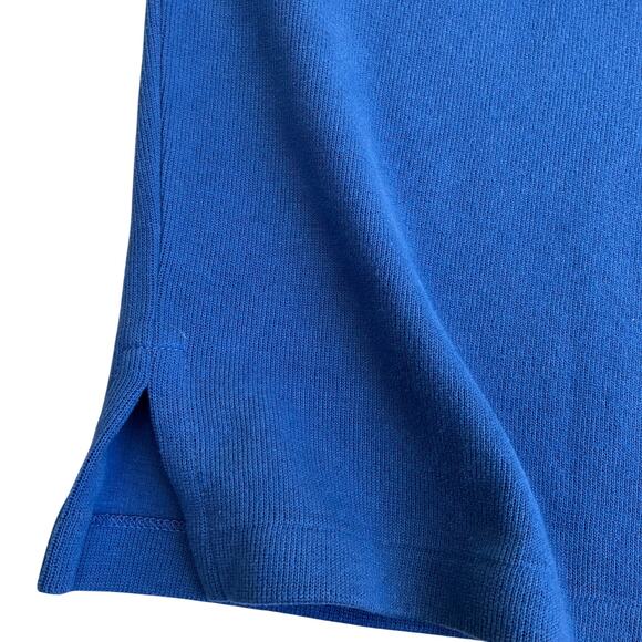 Polo Ralph Lauren Mens 3XL Tall Blue 1/4 Zip Sweater Brushed Cotton Small Pony - Picture 12 of 16